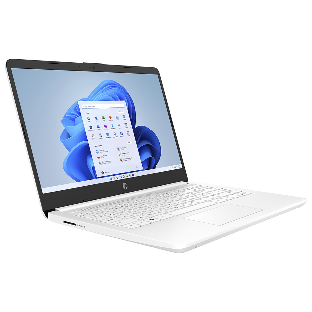 Notebook HP 14-DQ0052DX Intel Celeron N4120 Tela HD 14" / 4GB de RAM / 64GB eMMC - Branco (Inglês)