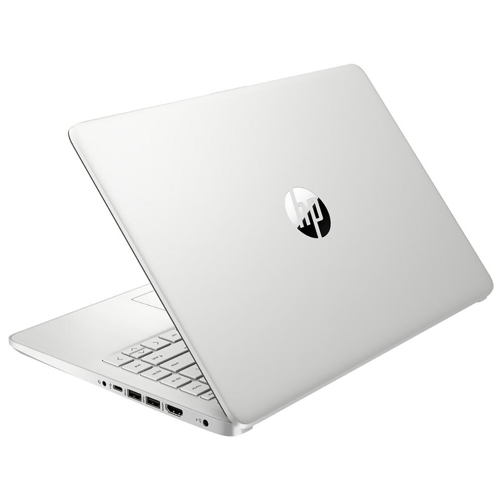 Notebook HP 14-DQ0760DX Intel Celeron N4120 Tela HD 14" / 4GB de RAM / 128GB eMMC - Prata (Inglês)