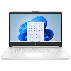 Notebook HP 14-DQ3000DX Intel Celeron N4500 Tela HD 14.0" / 4GB de RAM / 64GB eMMC - Branco (Inglês)