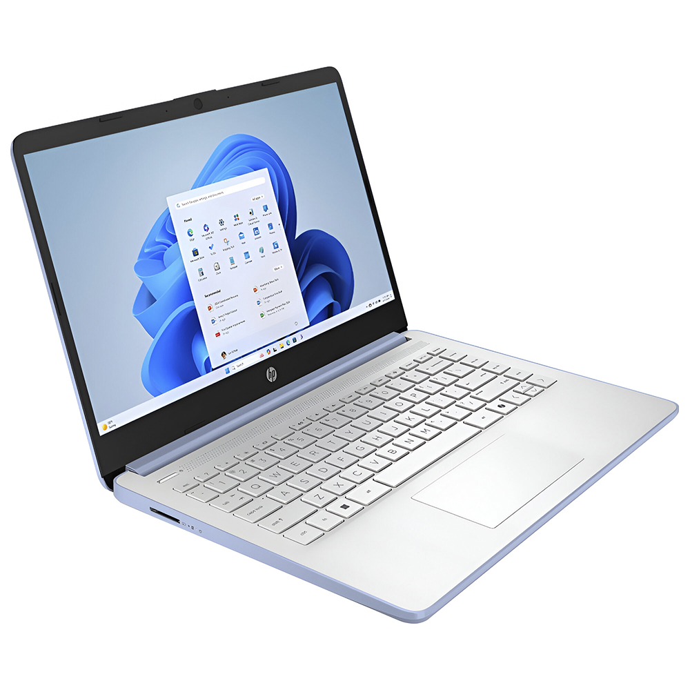 Notebook HP 14-DQ6012DX Intel Celeron N150 Tela HD 14.0" / 4GB de RAM / 128GB UFS - Azul (Inglês)