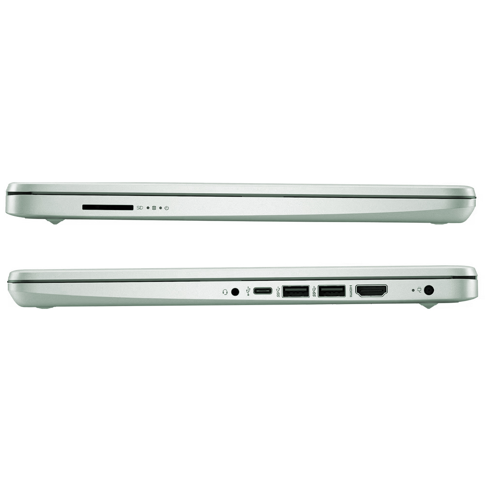 Notebook HP 14-DQ6013DX Intel Celeron N150 Tela HD 14.0" / 4GB de RAM / 128GB UFS / Win11Home - Verde (Inglês)