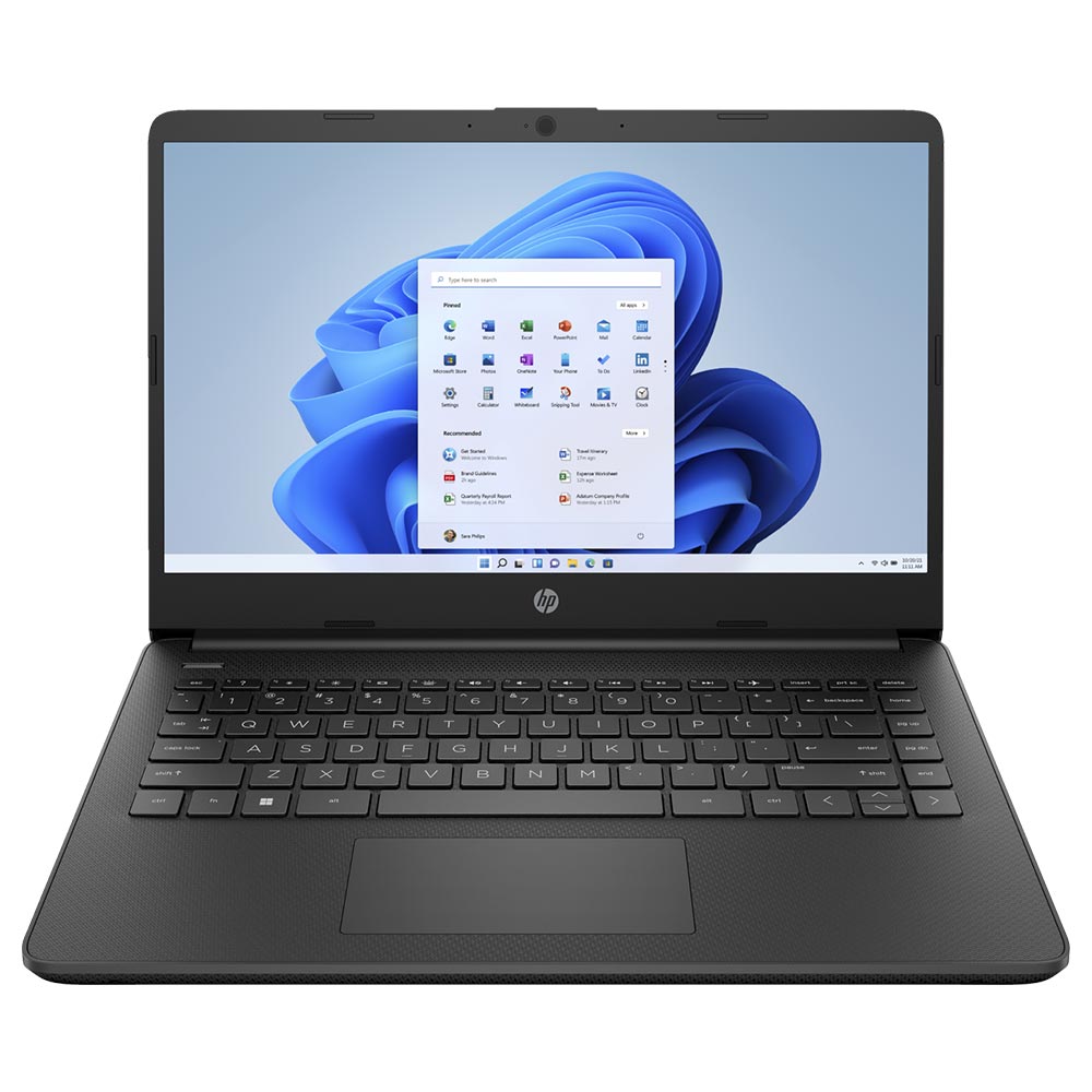 Notebook HP 14Z-FQ1000 AMD Ryzen 3 5300U Tela HD 14" / 8GB de RAM / 256GB SSD - Preto (Inglês)