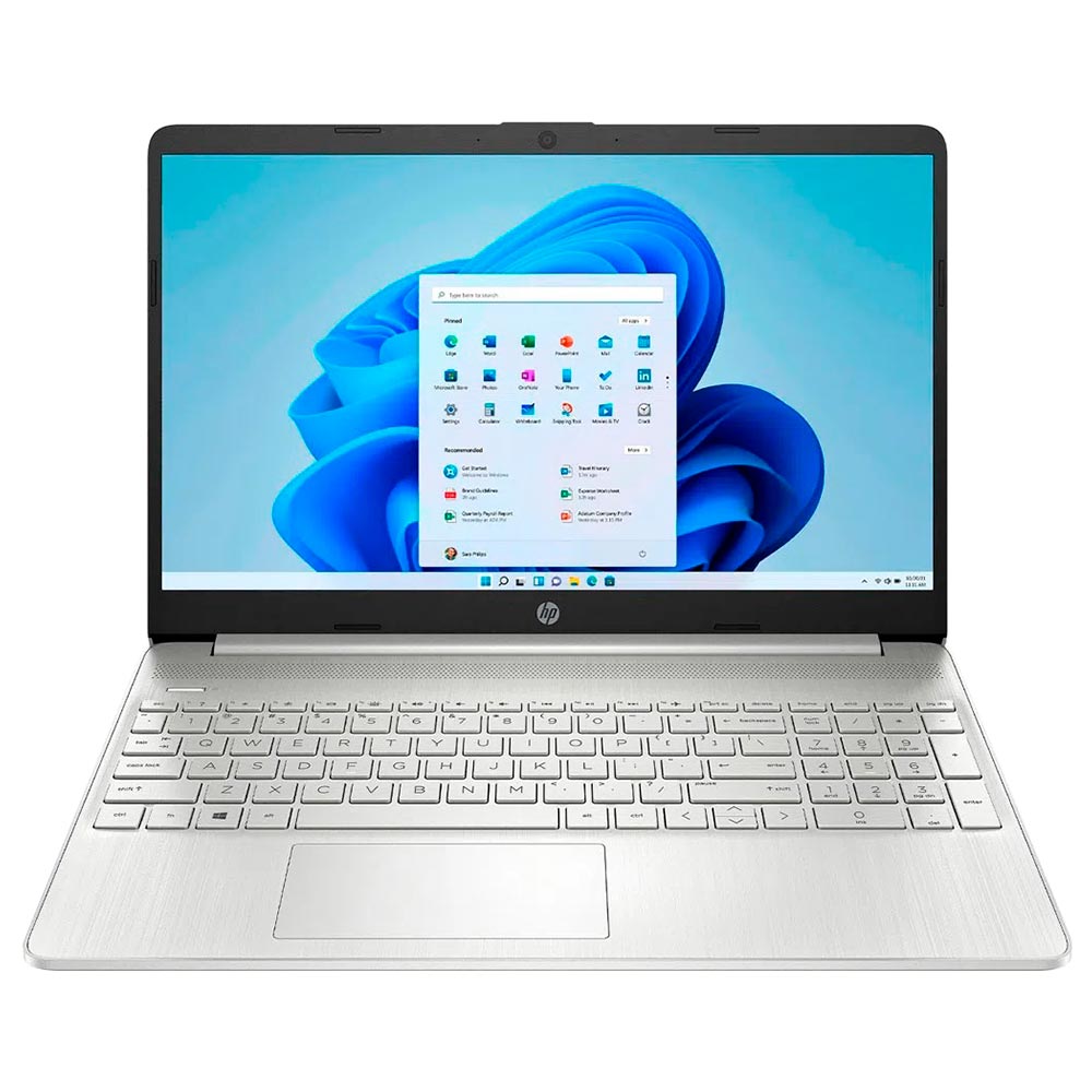 Notebook HP 15-DY2791WM Intel Core i3 1115G4 Tela HD 15.6" / 8GB de RAM / 256GB SSD - Prata (Inglês)