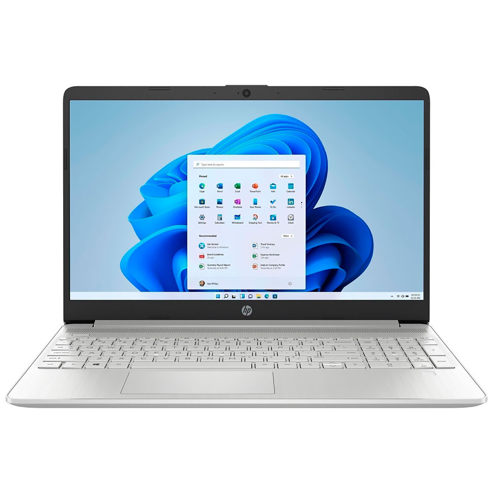 Notebook HP 15-DY5033DX Intel Core i3 1215U Tela Touch HD 15.6" / 8GB de RAM / 256GB SSD - Prata (Inglês)