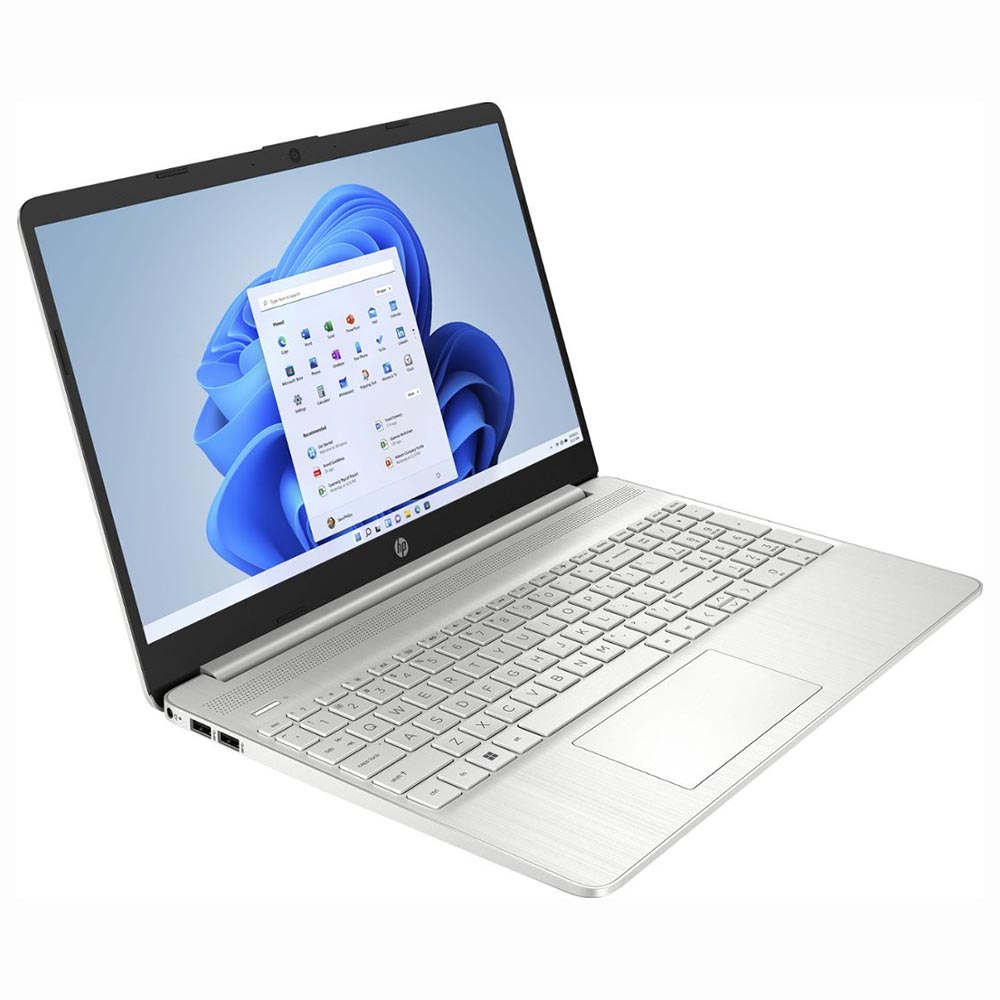 Notebook HP 15-DY5131WM Intel Core i3 1215U Tela Full HD 15.6" / 8GB de RAM / 256GB SSD - Prata (Inglês)
