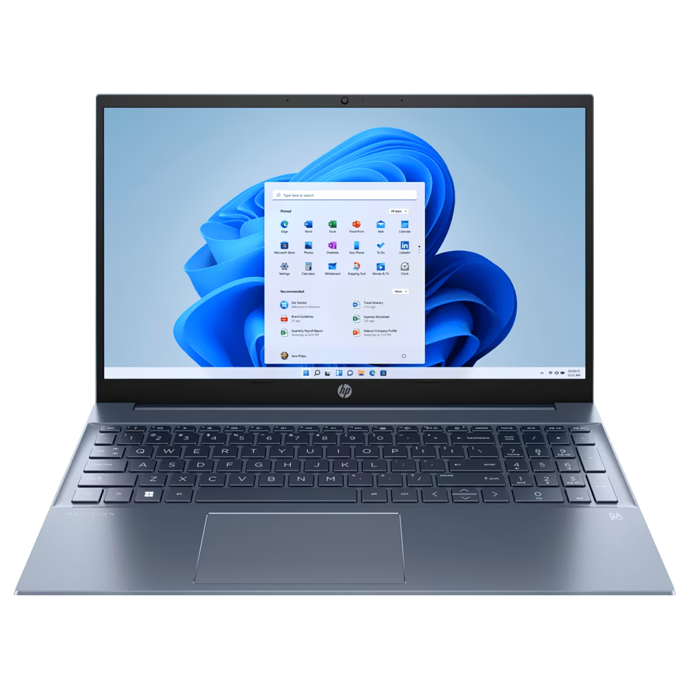 Notebook HP 15-EH1070WM AMD Ryzen 7 5700U Tela Full HD 15.6" / 8GB de RAM / 512GB SSD / Win10 - Azul (Inglês)