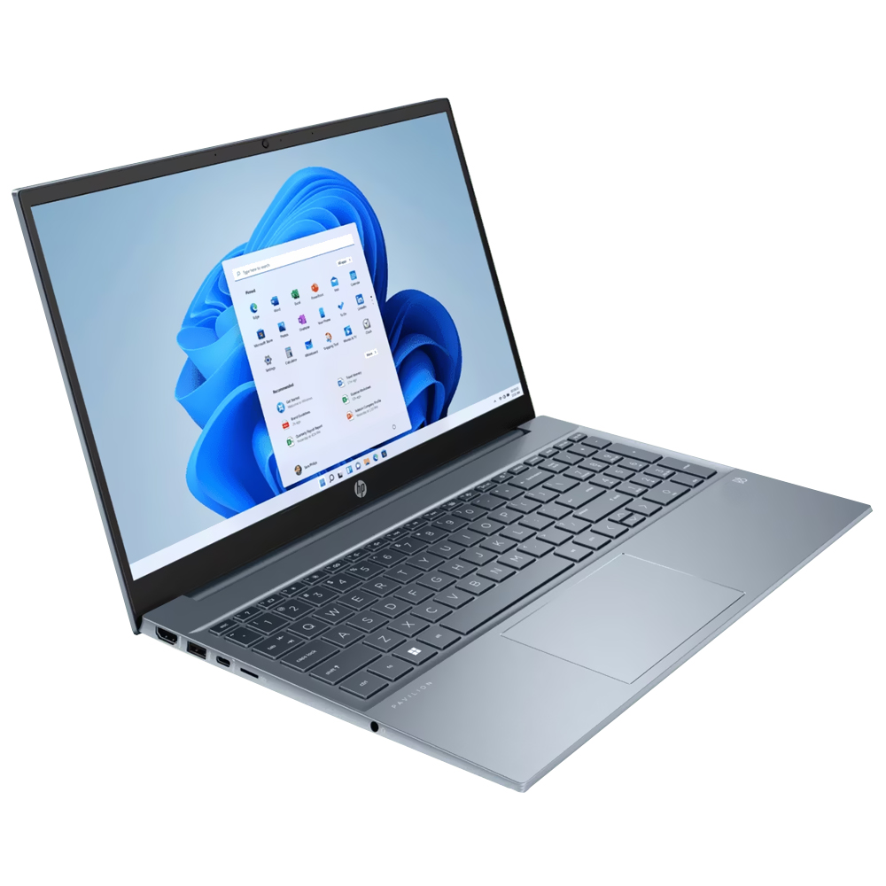 Notebook HP 15-EH1070WM AMD Ryzen 7 5700U Tela Full HD 15.6" / 8GB de RAM / 512GB SSD / Win10 - Azul (Inglês)