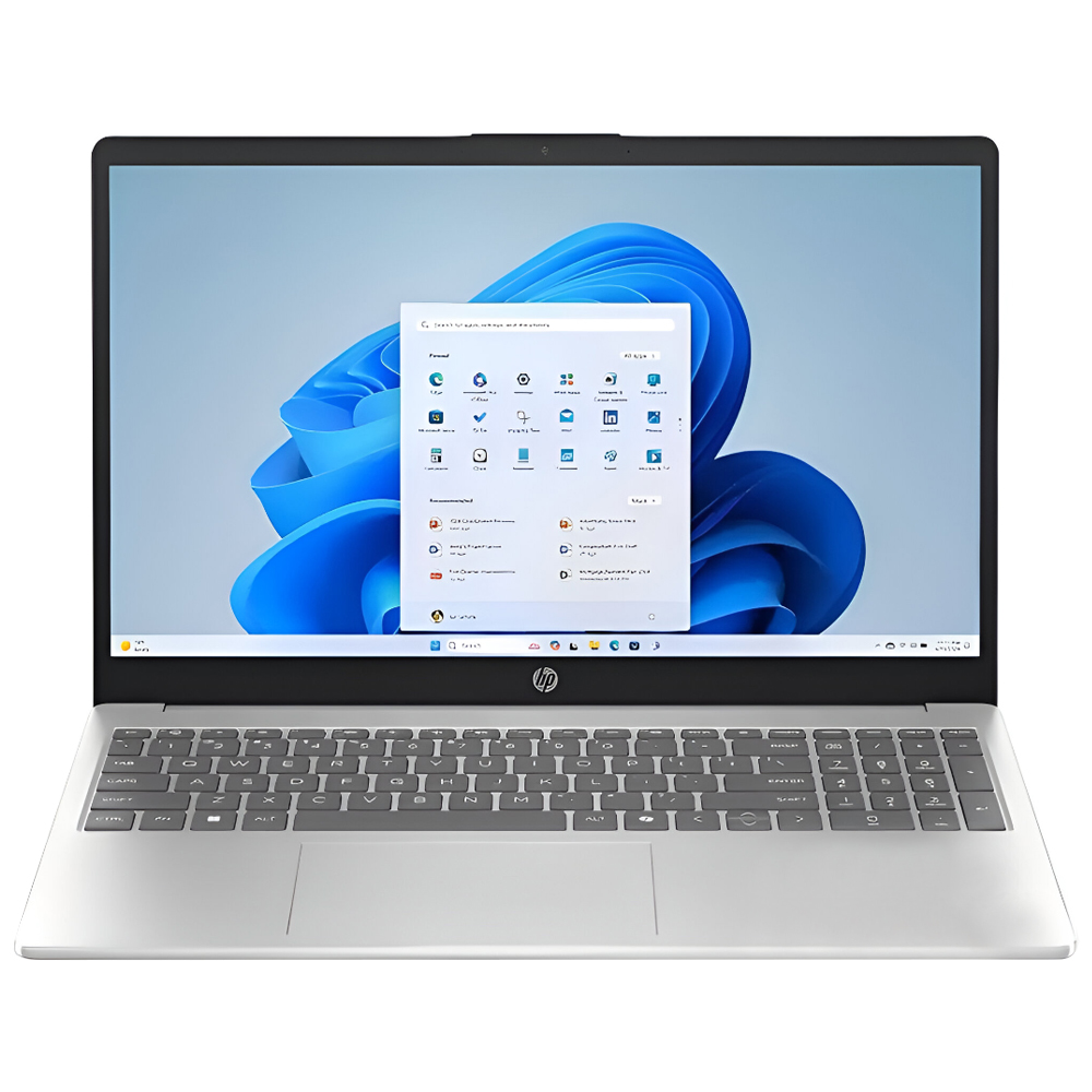 Notebook HP 15-FC0146DX AMD Ryzen 5 7520U Tela Touch Full HD 15.6" / 8GB de RAM / 512GB SSD / Win11Home - Prata (Inglês)