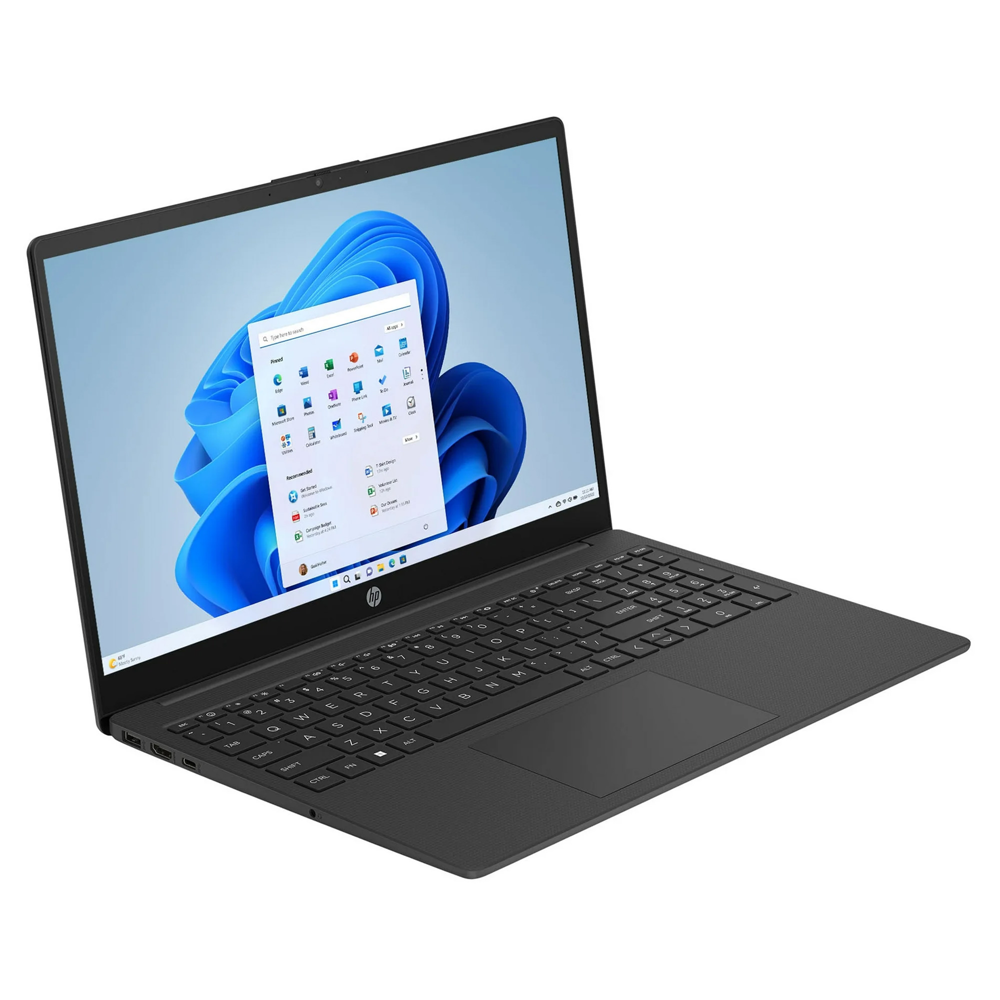 Notebook HP 15-FD0079WM Intel N200 Tela HD 15.6" / 4GB de RAM / 128GB eMMC - Preto (Inglês)