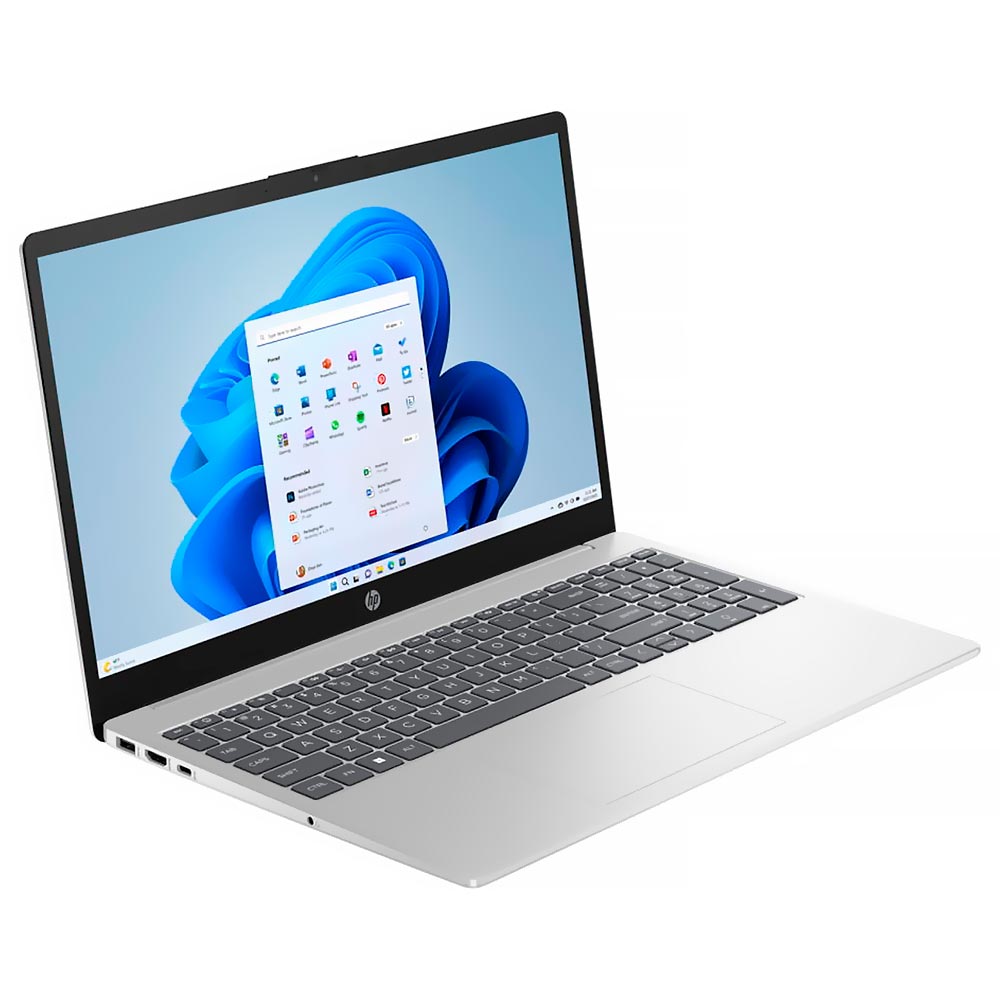 Notebook HP 15-FD0081WN Intel N200 Tela HD 15.6" / 4GB de RAM / 128GB eMMC - Prata (Inglês)