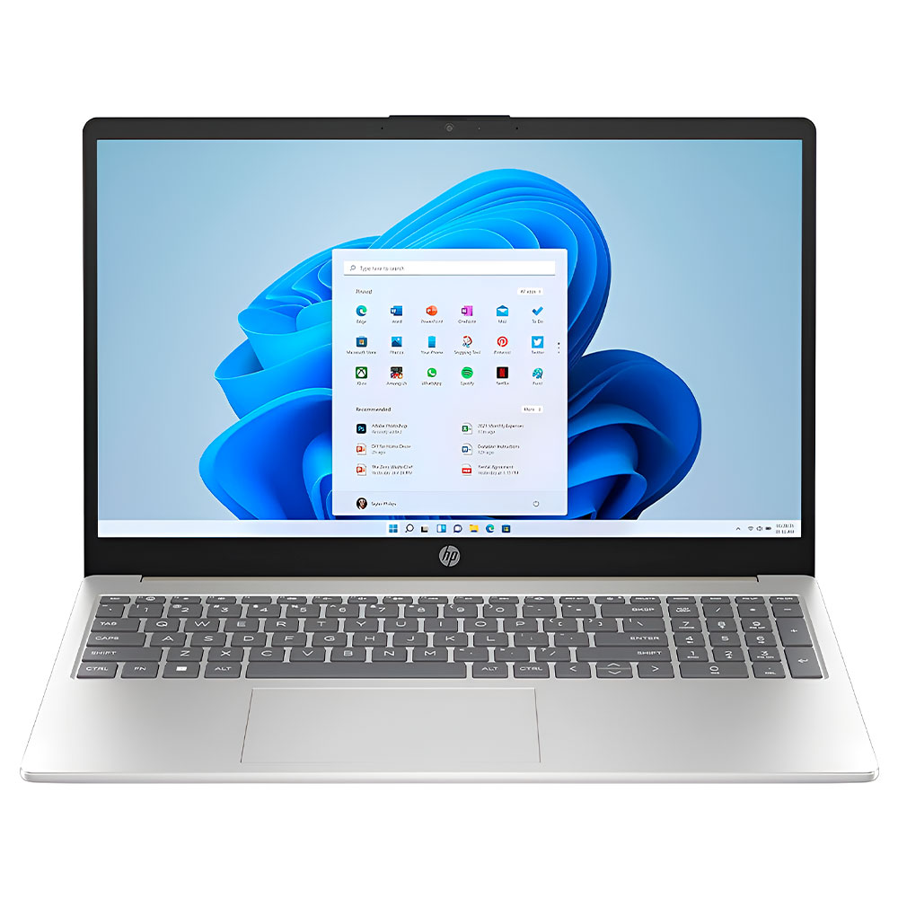 Notebook HP 15-FD0557NR Intel Core i7 1225U Tela FHD 15.6" / 12GB de RAM / 512GB SSD - Prata (Inglês)