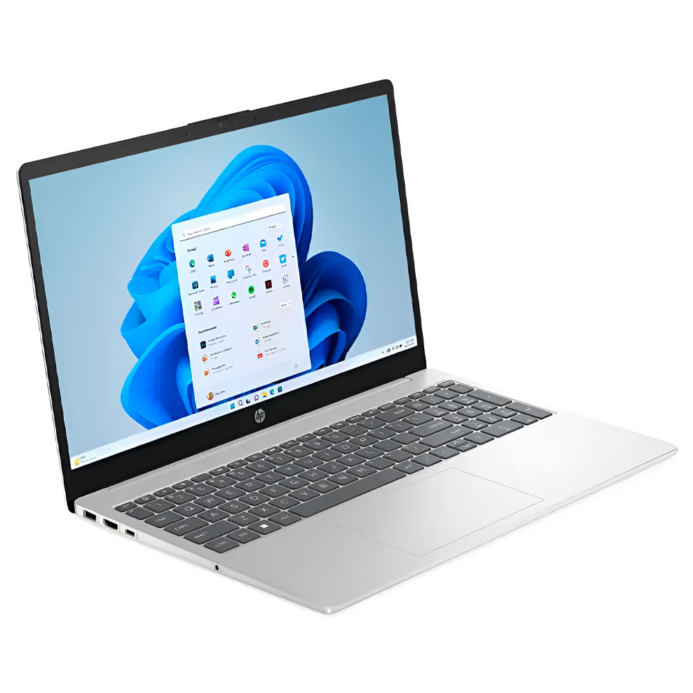 Notebook HP 15-FD0557NR Intel Core i7 1225U Tela FHD 15.6" / 12GB de RAM / 512GB SSD - Prata (Inglês)