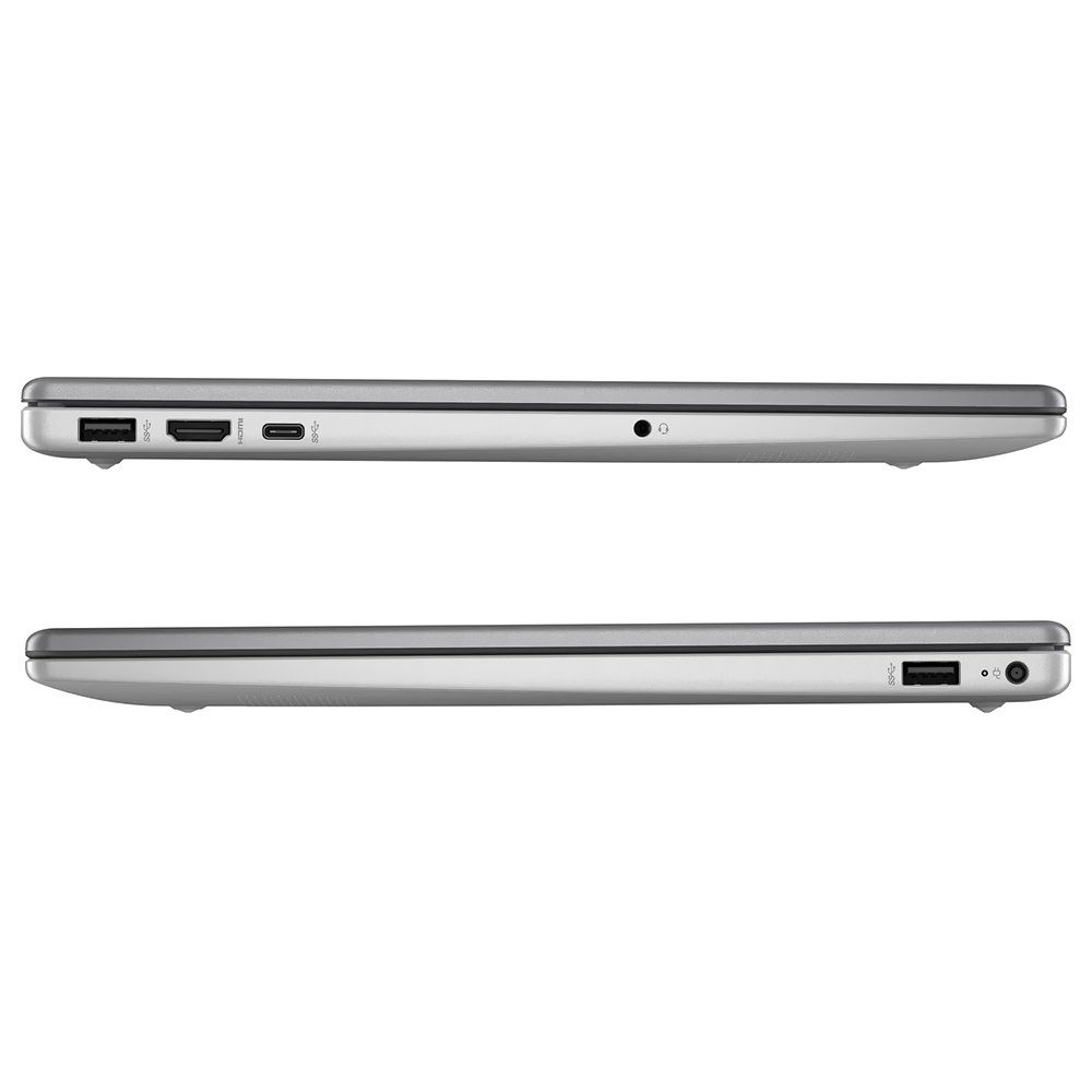 Notebook HP 255 G10 AMD Ryzen 5 7520U Tela Full HD 15.6" / 16GB de RAM / 512GB SSD - Cinza / Prata (Inglês)