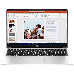 Notebook HP 255 G10 AMD Ryzen 5 7520U Tela Full HD 15.6" / 8GB de RAM / 512GB SSD / FreeDOS - Cinza / Prata (Inglês)