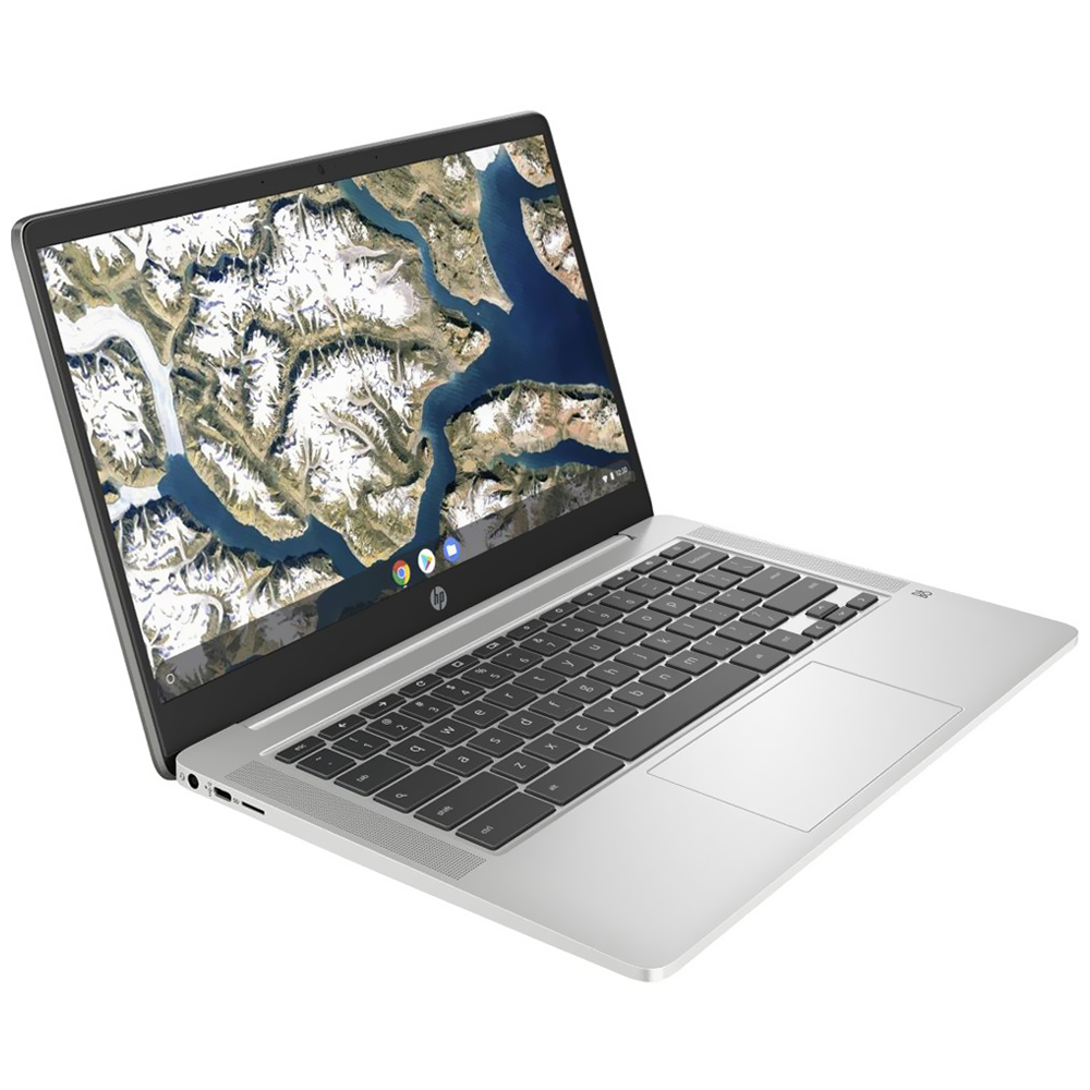Notebook HP Chromebook 14A-NA0031WM Intel Pentium N5030 Tela HD 14.0" / 4GB de RAM / 64GB eMMC - Cinza (Inglês)