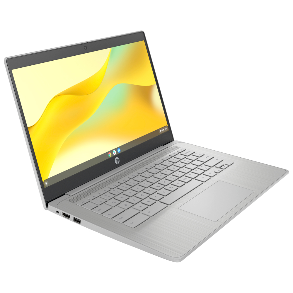 Notebook HP Chromebook 14A-NE1013DX Intel Celeron N4500 Tela HD 14" / 4GB de RAM / 64GB eMMC - Cinza (Inglês)