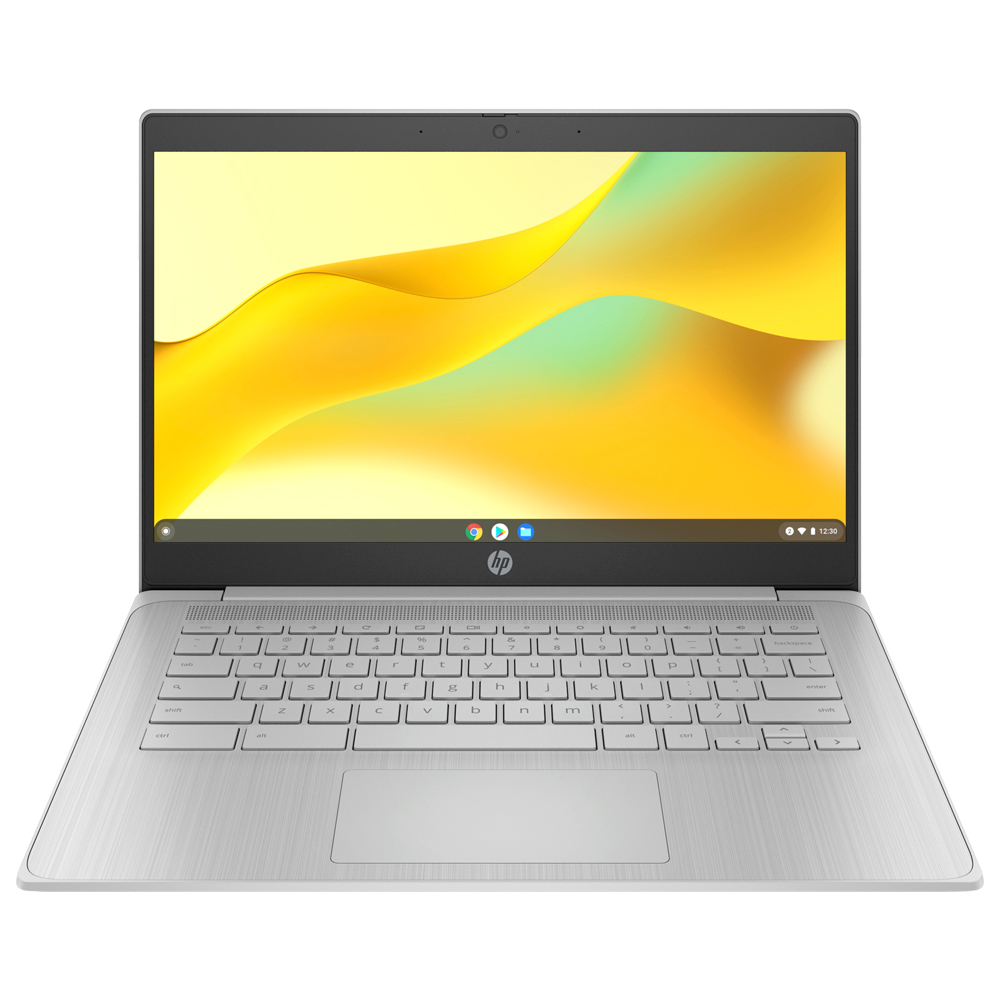 Notebook HP Chromebook 14A-NE1013DX Intel Celeron N4500 Tela HD 14" / 4GB de RAM / 64GB eMMC - Cinza (Inglês)