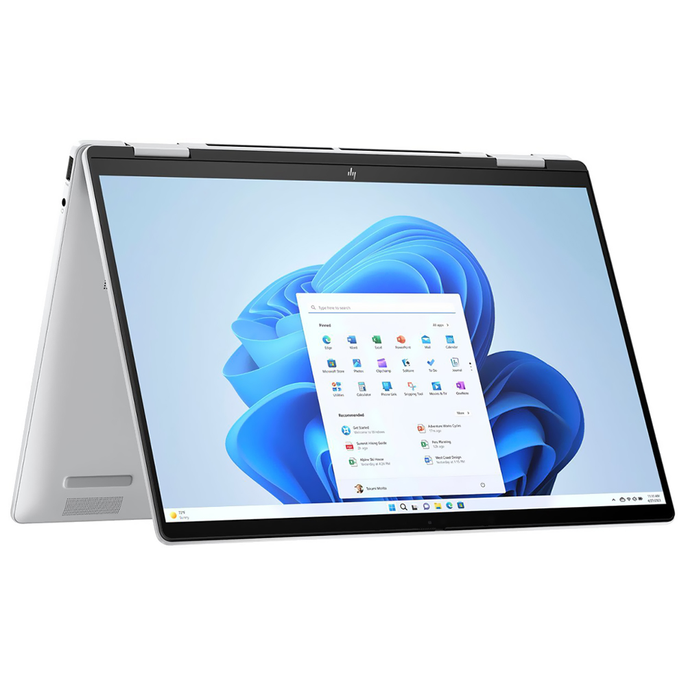 Notebook HP ENVY X360 14-FA0023DX AMD Ryzen 7 8840HS Tela Touch WUXGA 14.0" / 16GB de RAM / 1TB SSD - Prata (Inglês)