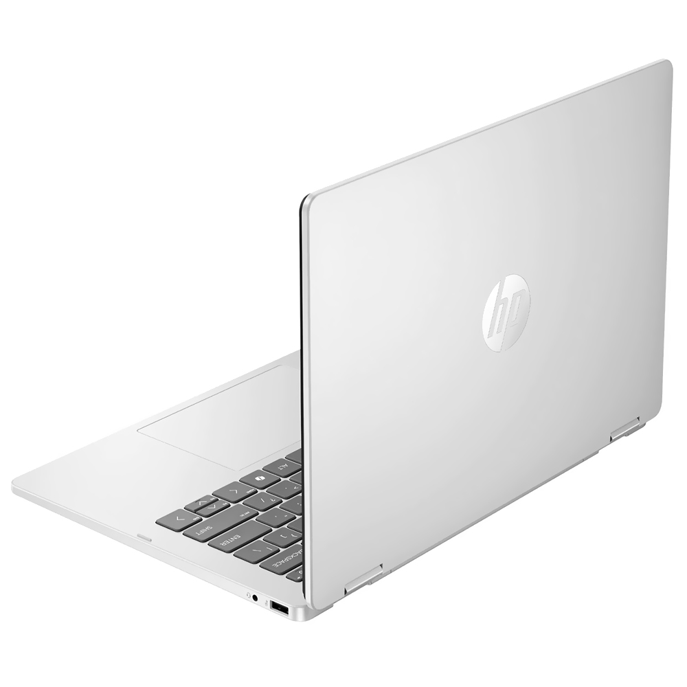 Notebook HP Omnibook 5 Flip 14-FP0013DX Intel Core 5 120U Tela Touch 2K 14.0" / 8GB de RAM / 512GB SSD - Prata (Inglês)