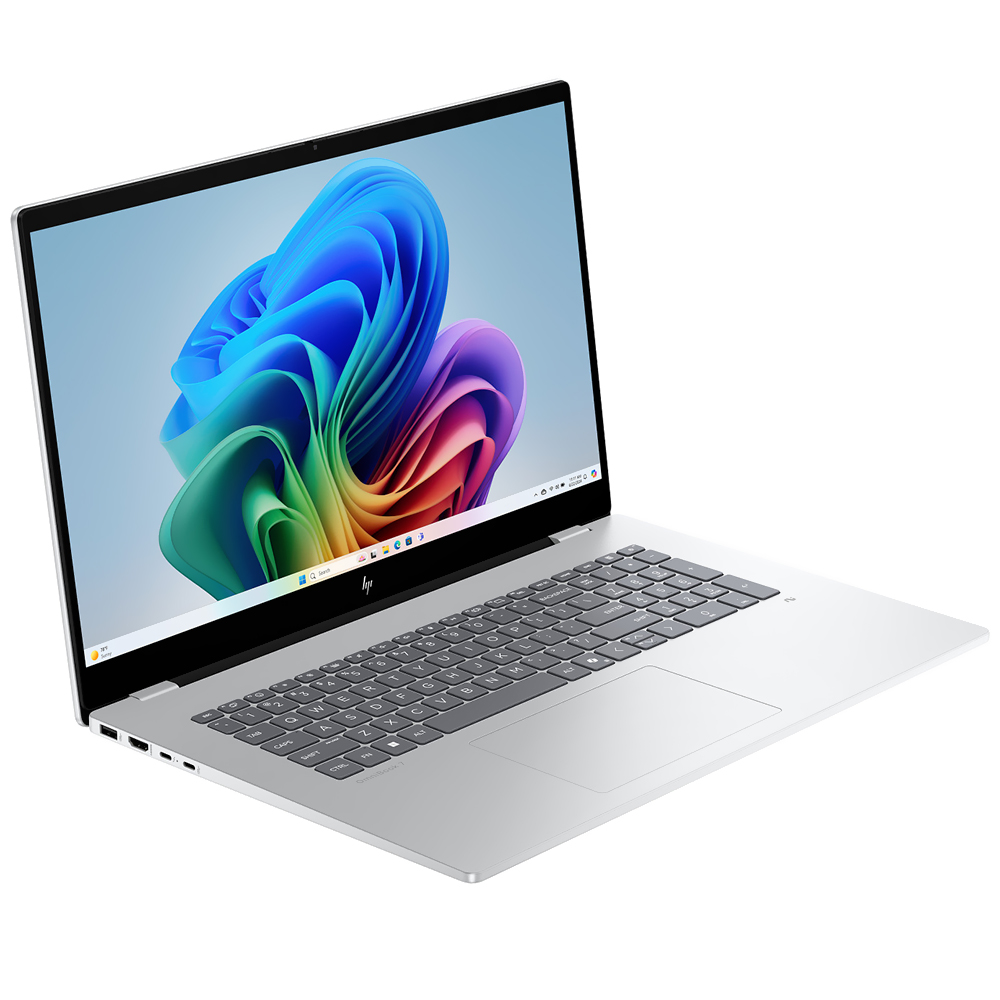 Notebook HP Omnibook 7 17-DC0373CL Intel Core Ultra 7 258V Tela Touch Full HD 17.3" / 32GB de RAM / 1TB SSD / Win11Home - Prata (Inglês)