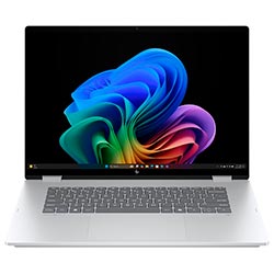 Notebook HP Omnibook 7 Flip 16-AU0070WM Intel Core Ultra 7 256V Tela Touch 2K 16.0" / 16GB de RAM / 512GB SSD - Prata (Inglês)