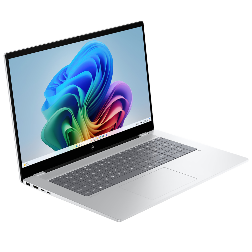 Notebook HP Omnibook X AI 17-DD0013DX Intel Core 7 256V Tela Touch Full HD 17.3" / 16GB de RAM / 1TB SSD / Win11Home - Prata (Inglês)