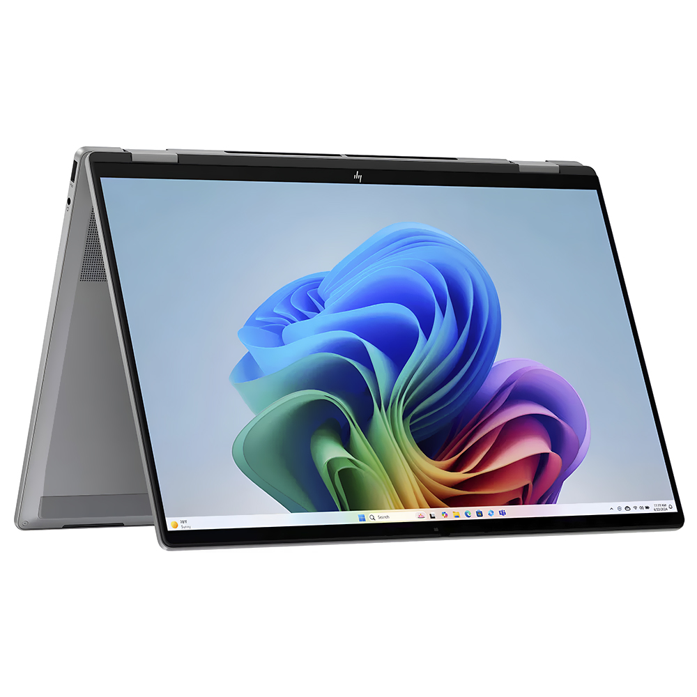 Notebook HP Omnibook X Flip 16-AR0033DX AMD Ryzen AI 7 350 Tela Touch 2K 16.0" / 24GB de RAM / 1TB SSD - Cinza (Inglês)