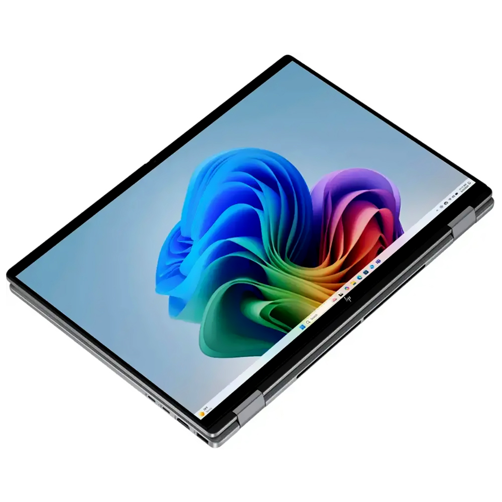 Notebook HP Omnibook X Flip 16-AS0033DX Intel Core Ultra 7 258V Tela Touch 2K 16.0" / 32GB de RAM / 2TB SSD / Win11Home - Cinza (Inglês)