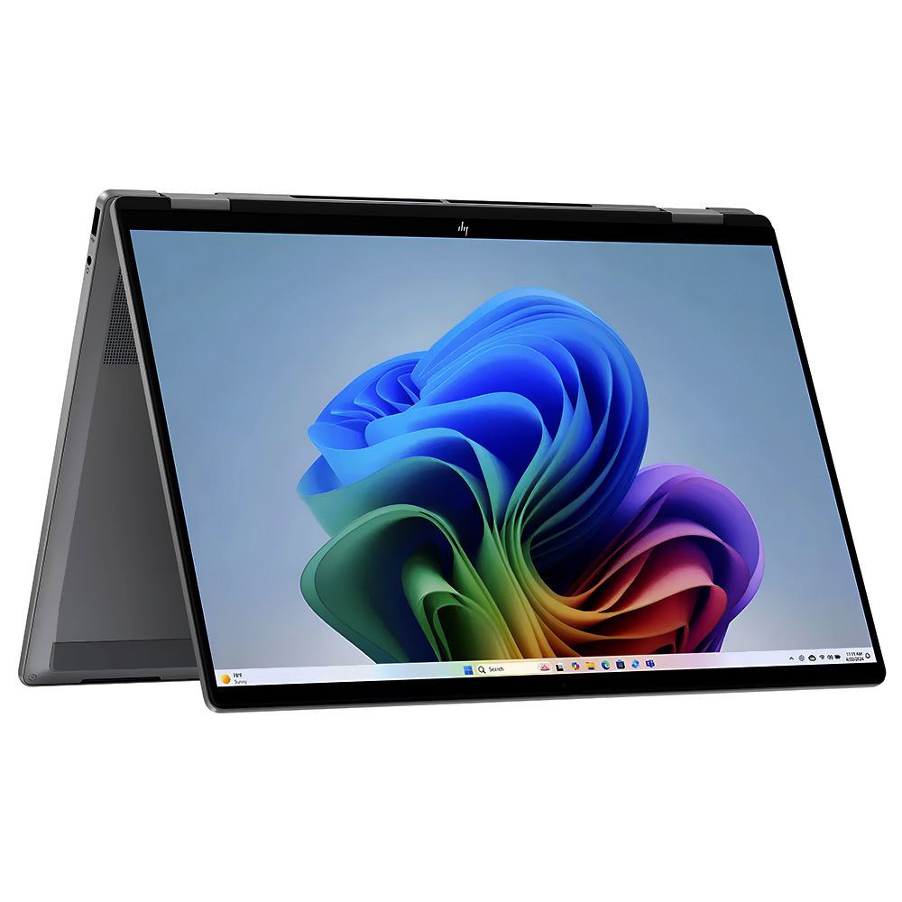 Notebook HP Omnibook X Flip 16-AS0033DX Intel Core Ultra 7 258V Tela Touch 2K 16.0" / 32GB de RAM / 2TB SSD / WinHome11 - Cinza (Inglês)