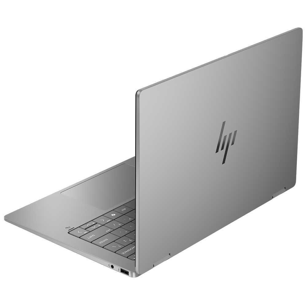 Notebook HP Omnibook X Flip AI 14-FK0013DX AMD Ryzen AI 5 340 Tela Touch 2K 14.0" / 16GB de RAM / 512GB SSD / Win11 - Cinza (Inglês)