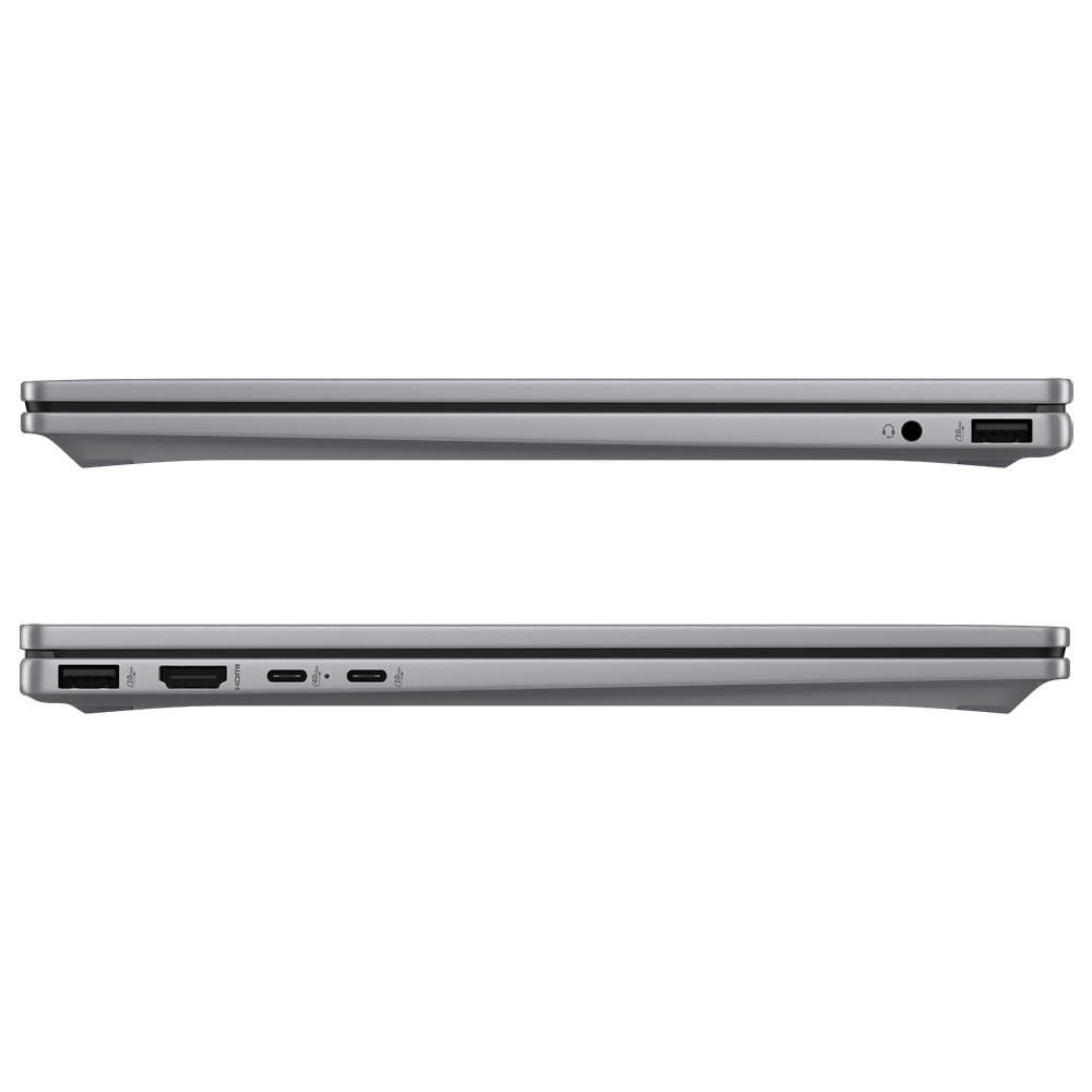 Notebook HP Omnibook X Flip AI 14-FK0013DX AMD Ryzen AI 5 340 Tela Touch 2K 14.0" / 16GB de RAM / 512GB SSD / Win11 - Cinza (Inglês)