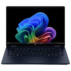 Notebook HP Omnibook X Flip AI 14-FM0023DX Intel Core Ultra 7 256V Tela Touch 2K 14.0" / 16GB de RAM / 1TB SSD / Win11Home - Azul (Inglês)