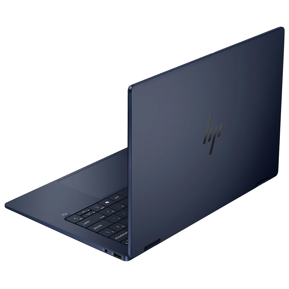 Notebook HP Omnibook X Flip AI 14-FM0023DX Intel Core Ultra 7 256V Tela Touch 2K 14.0" / 16GB de RAM / 1TB SSD / Win11Home - Azul (Inglês)