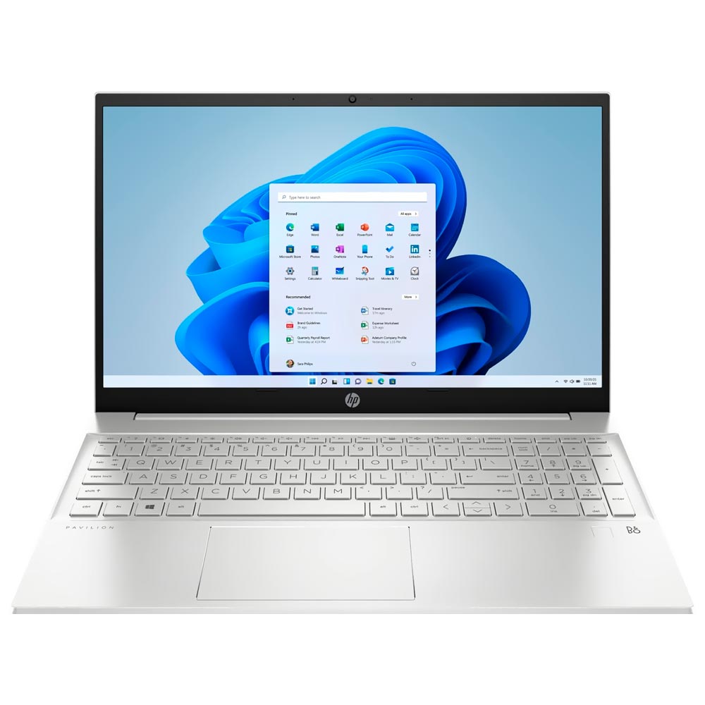 Notebook HP Pavilion 15T-EG300 Intel Core i5 1335U Tela Full HD 15.6" / 8GB de RAM / 512GB SSD - Prata (Inglês)
