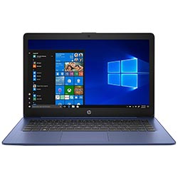 Notebook HP STREAM 14-CB171WM Intel Celeron N4020 de 1.1GHz Tela HD 14" / 4GB de RAM / 64GB eMMC - Azul