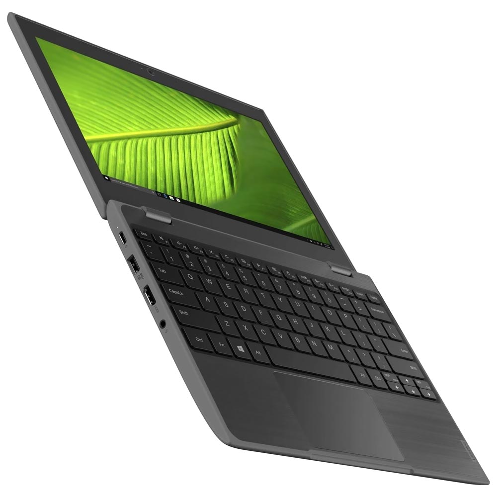 Notebook Lenovo 100E 2GEN Intel Celeron N4020 Tela HD 11.6" / 4GB de RAM / 128GB SSD - Preto (81M80089US) (Inglês)