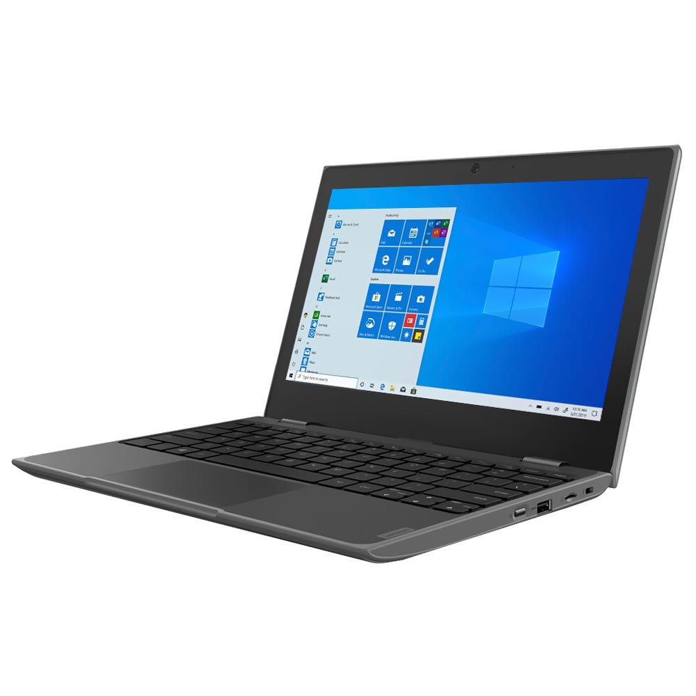 Notebook Lenovo 100E 2GEN Intel Celeron N4020 Tela HD 11.6" / 4GB de RAM / 128GB SSD - Preto (81M80089US) (Inglês)