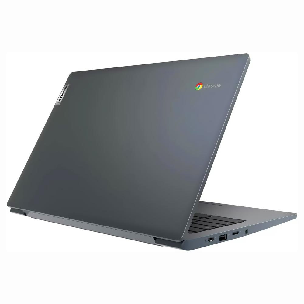 Notebook Lenovo Chromebook IdeaPad 3 CB 14IGL05 Intel Celeron N4020 Tela HD 14.0" / 4GB de RAM / 64GB eMMC - Abyss Azul + Fone de Ouvido (82C1002AUS) (Inglês)