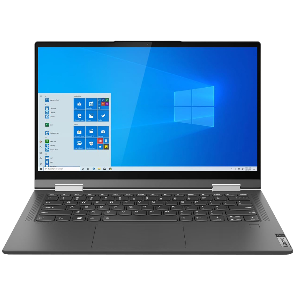 Notebook Lenovo Flex 5G 14Q8CX05 Snapdragon SC8180XP Tela Touch Full HD 14.0" / 8GB de RAM / 256GB SSD / nanoSIM / Win10Pro - Iron Cinza (82AK0002US) (Inglês)