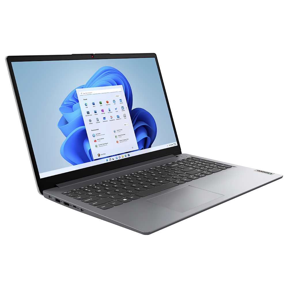 Notebook Lenovo IdeaPad 1 15ALC7 AMD Ryzen 5 5500U Tela Full HD 15.6" / 8GB de RAM  / 512GB SSD - Cloud Cinza (82R400EMUS) (Inglês)