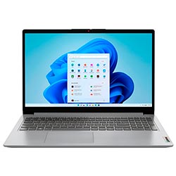 Notebook Lenovo IdeaPad 1 15IJL7 Intel Celeron N4500 Tela HD 15.6" / 4GB de RAM / 128GB eMMC - Cloud Cinza (82LX00DGUS) (Inglês)
