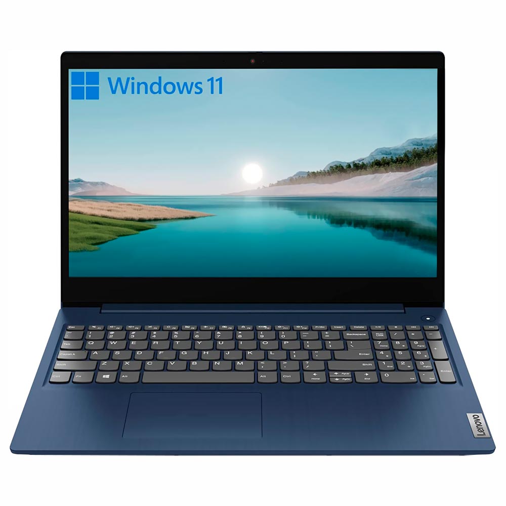 Notebook Lenovo IdeaPad 3 15IAU7 Intel Core i3 1215U Tela Full HD  15.6" / 8GB de RAM / 512GB SSD - Abyss Azul (82RK00BDUS) (Inglês)