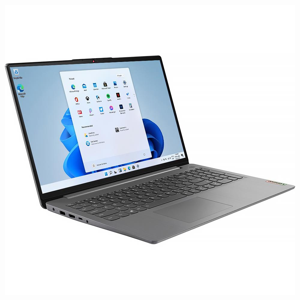 Notebook Lenovo IdeaPad 3 15IAU7 Intel Core i5 1235U Tela Touch Full HD / 8GB de RAM / 256GB SSD - Artic Cinza (82RK00BEUS) (Inglês)