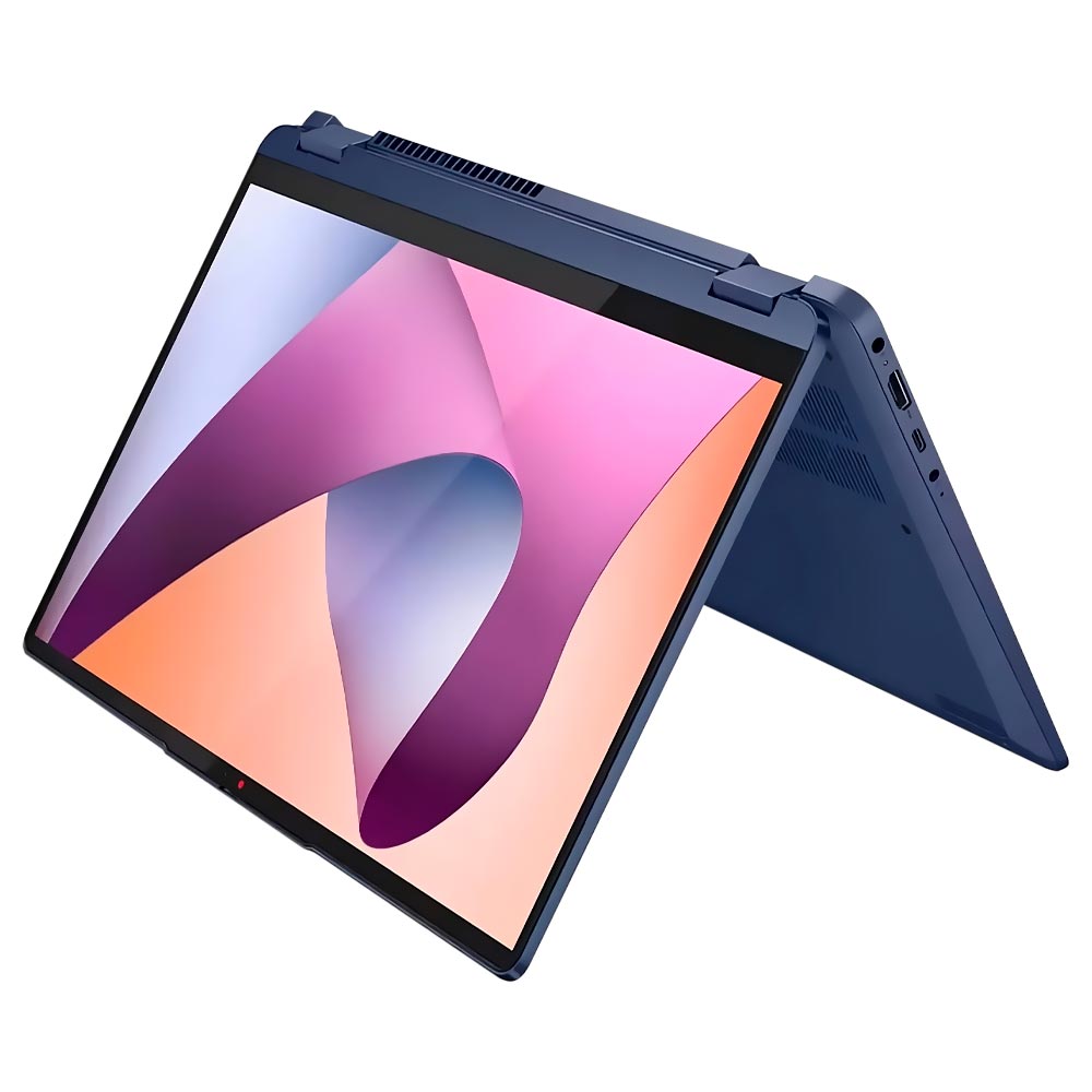 Notebook Lenovo IdeaPad Flex 5 14ABR8 AMD Ryzen 5 7530U Tela Touch WUXGA 14.0" / 8GB de RAM / 512GB SSD - Abyss Azul (82XX0036US) (Inglês)