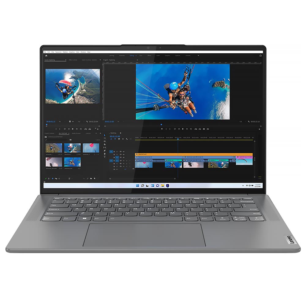 Notebook Lenovo Slim 7 Prox 14ARH7 AMD Ryzen 9 6900HS Tela Touch 3K 14.5" / 32GB de RAM / 1TB SSD / GeForce RTX3050 4GB - Onyx Cinza (82V20003US) (Inglês)