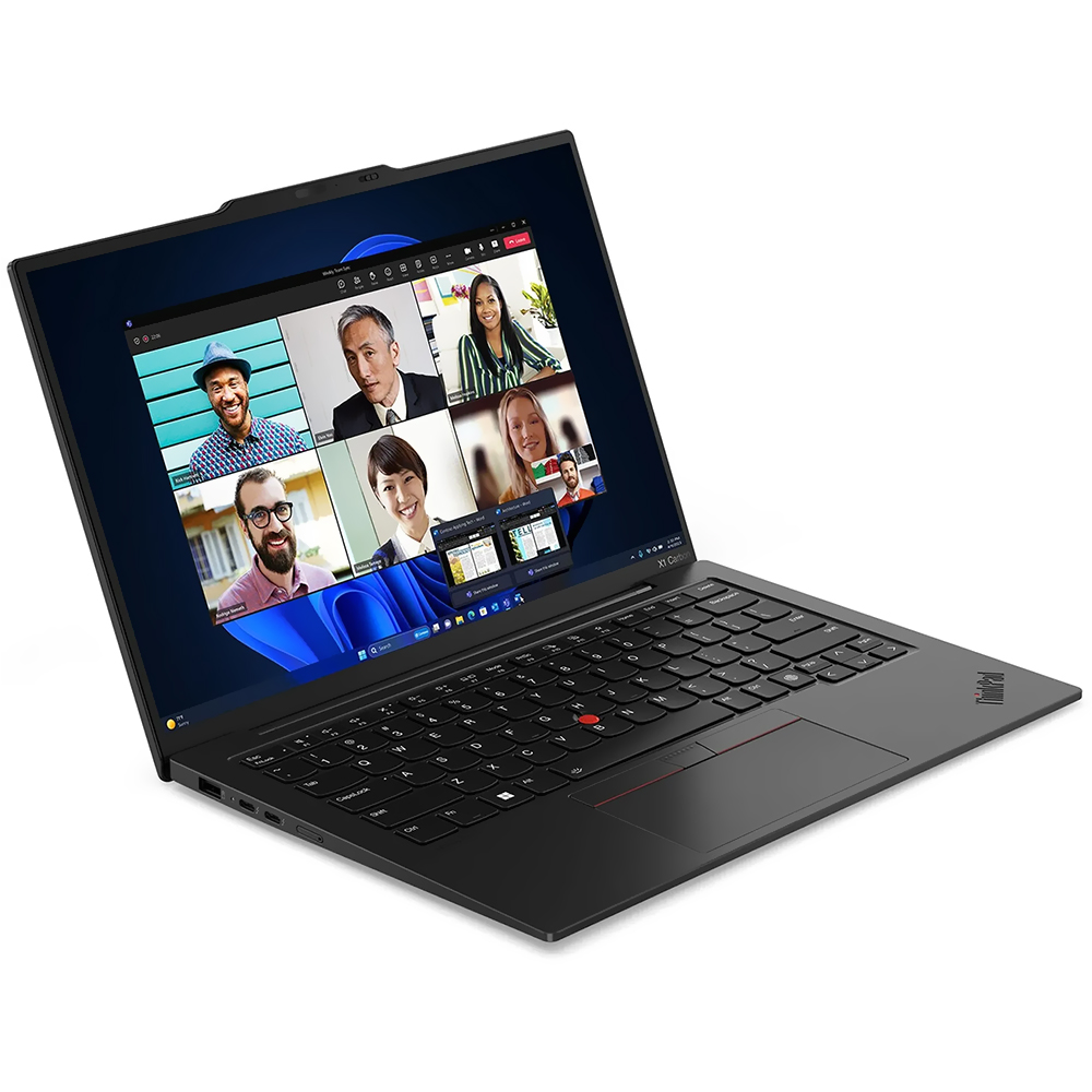 Notebook Lenovo ThinkPad X1 Carbon Geração 12 Intel Core Ultra 7 155U Tela WUXGA 14.0'' / 16GB de RAM / 512GB SSD / Win11Pro - Preto (21KC00A8US) (Inglês)