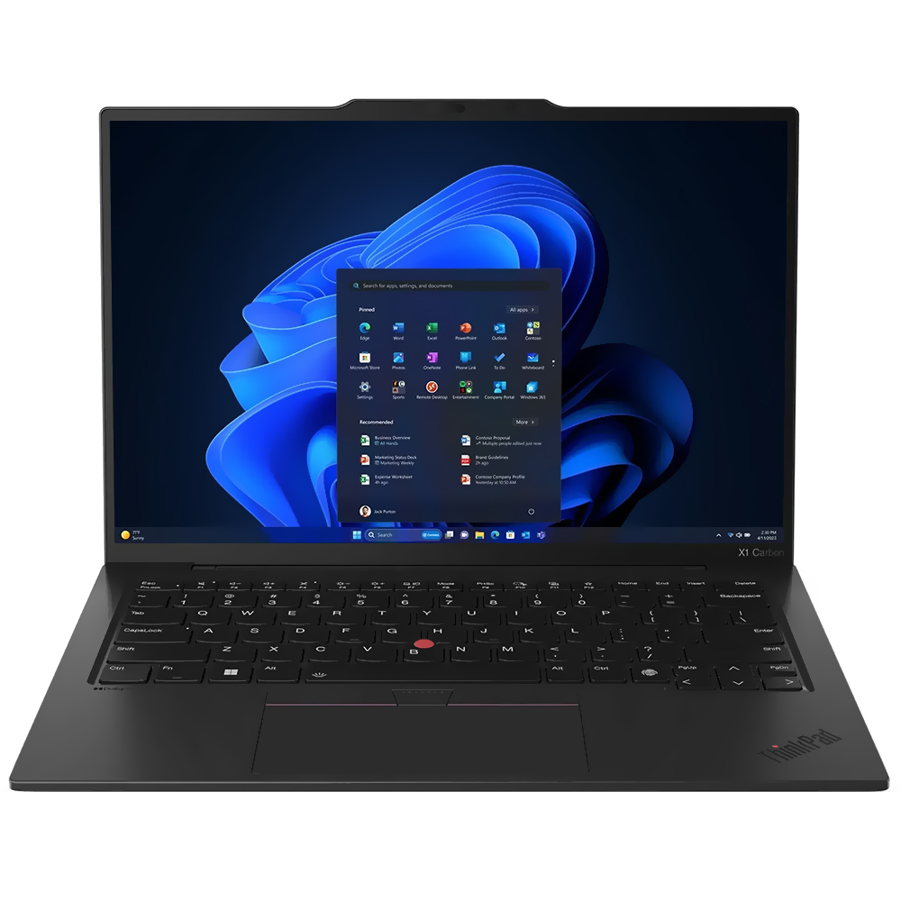 Notebook Lenovo ThinkPad X1 Carbon Geração 12 Intel Core Ultra 7 155U Tela WUXGA 14.0'' / 16GB de RAM / 512GB SSD / Win11Pro - Preto (21KC00A8US) (Inglês)