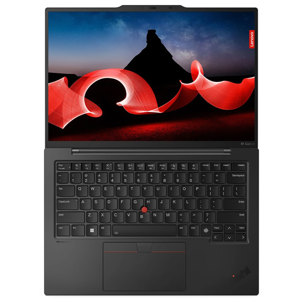 Notebook Lenovo ThinkPad X1 Carbon Geração 12 Intel Core Ultra 7 155U Tela WUXGA 14.0'' / 16GB de RAM / 512GB SSD / Win11Pro - Preto (21KC00A8US) (Inglês)