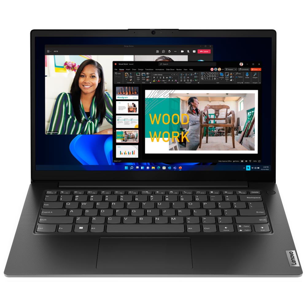 Notebook Lenovo V14 G4 ABP AMD Ryzen 5 5500U Tela Full HD 14.0" / 8GB de RAM / 256GB SSD - Business Preto (83FG0000US) (Inglês)