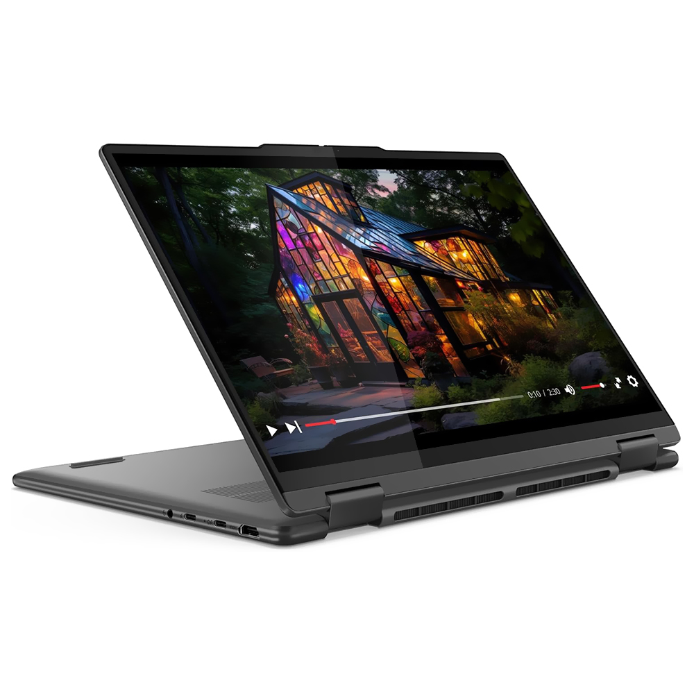 Notebook Lenovo Yoga 7 14IML9 Intel Core Ultra 7 155U Tela Touch WUXGA 14.0" / 16GB de RAM / 1TB SSD - Storm Cinza (Inglês) (83DJ0002US)